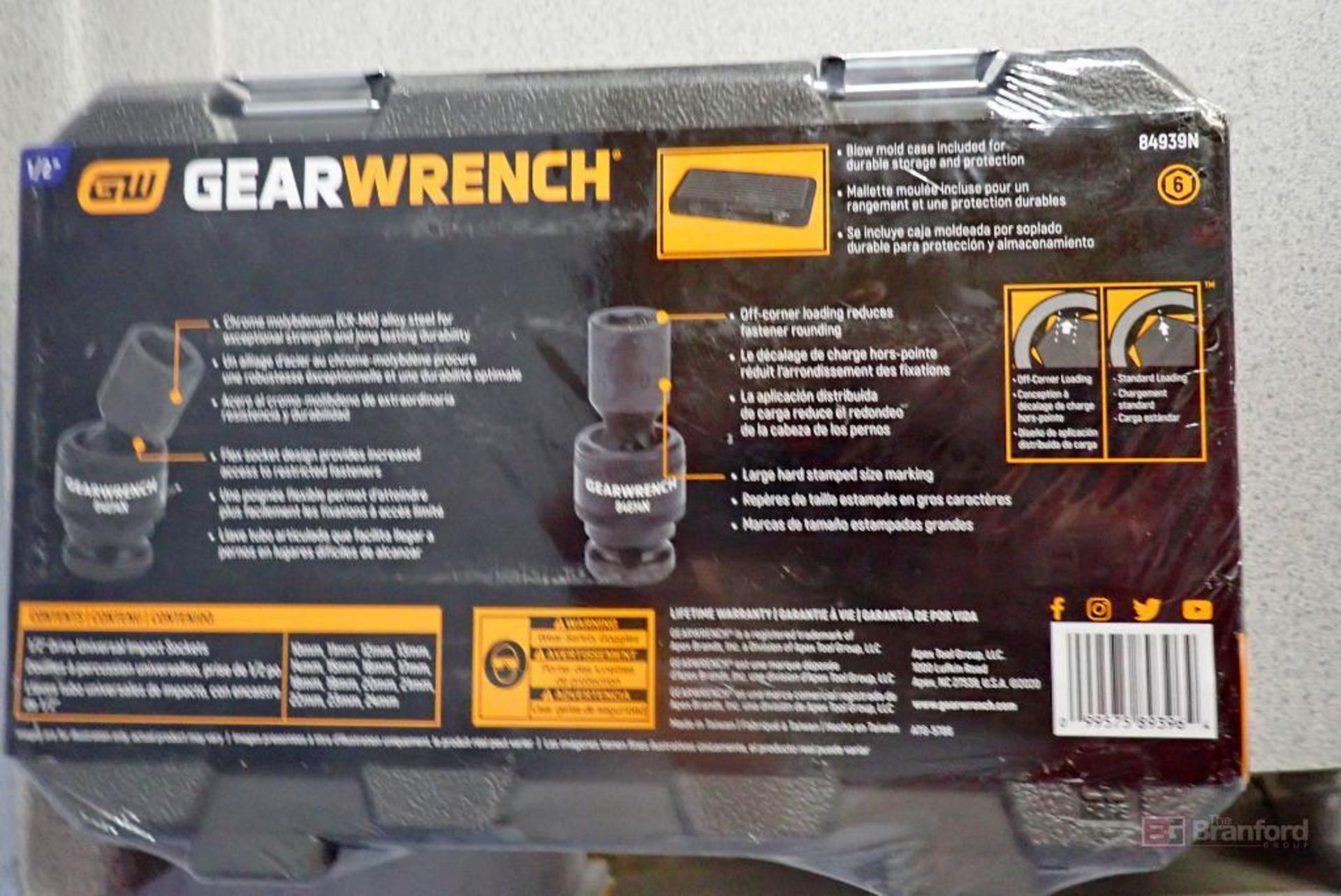 GearWrench 84939N 15 Pc. Metric Universal Impact Socket Set - Image 3 of 4