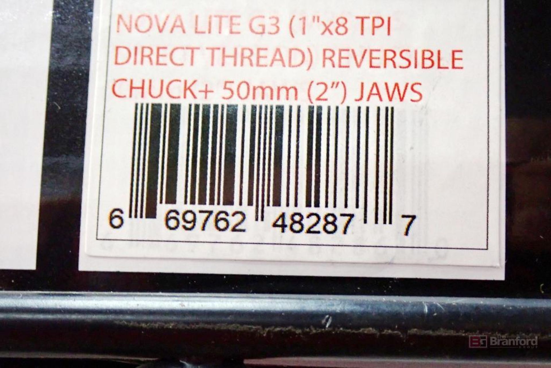 (2) NOVA LITE 48287 G3 1" x 8 TPI Direct Thread Reversible Chuck - Image 3 of 5