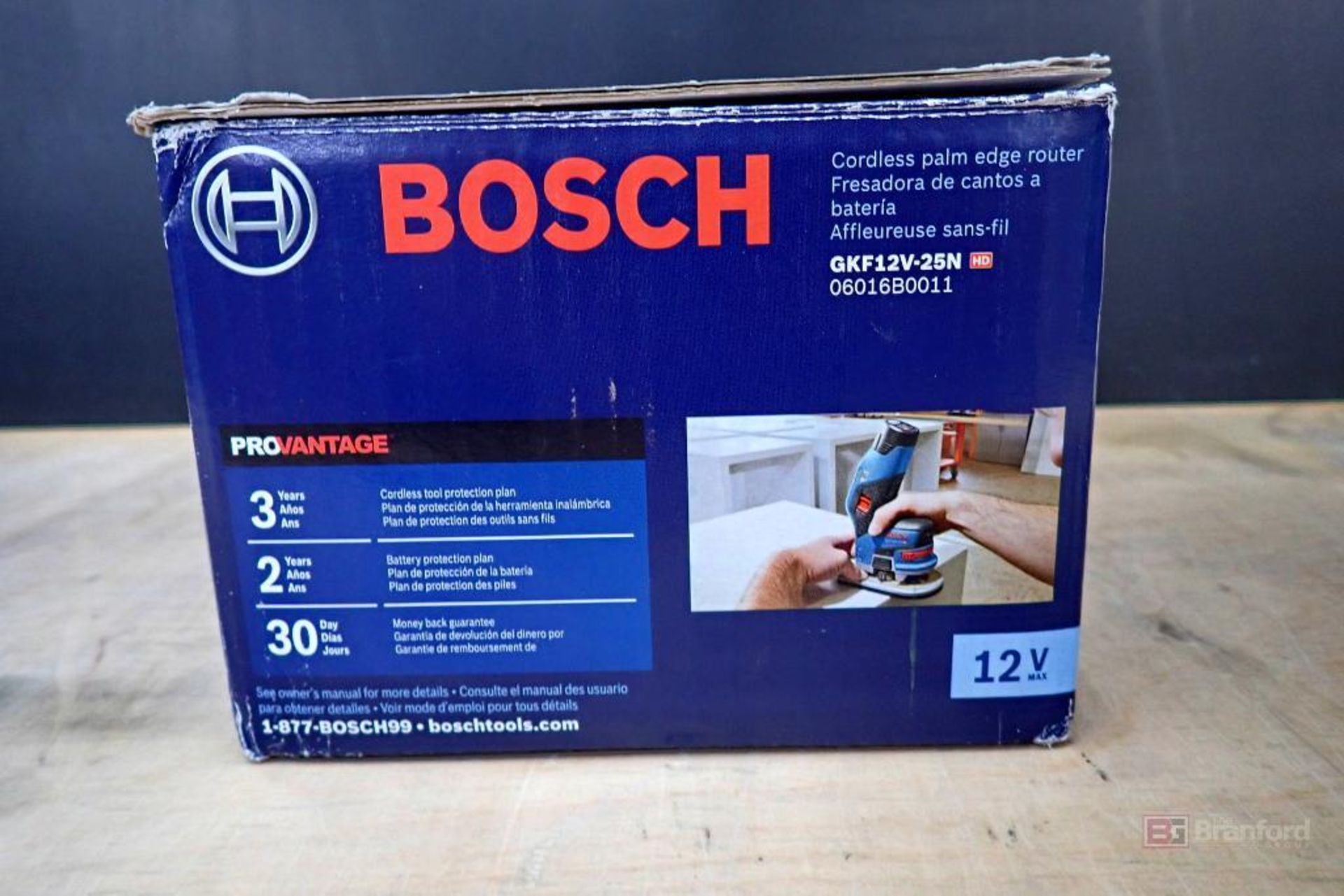 Bosch 12V Max GKF12V-25N Cordless Palm Edge Router - Image 6 of 10