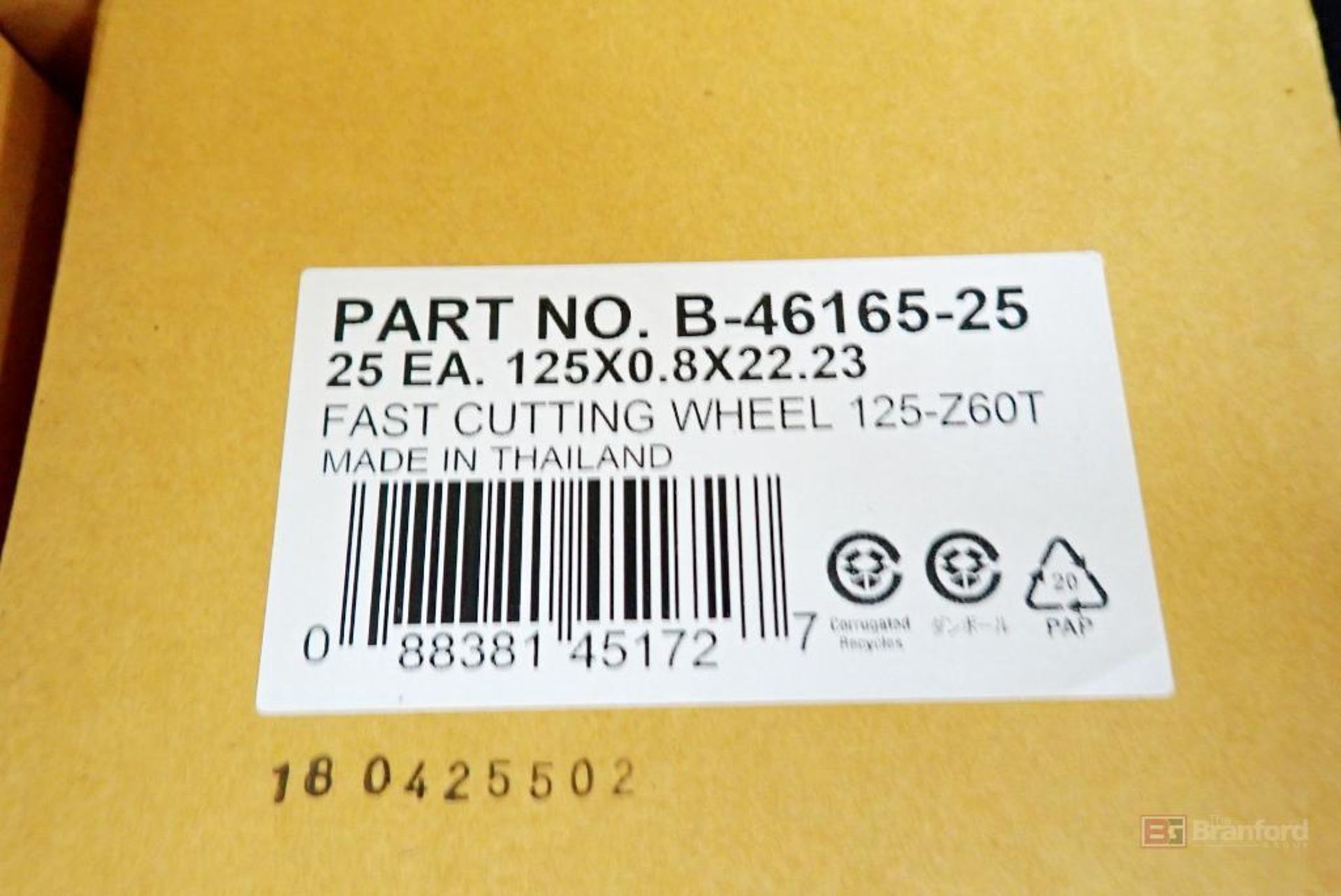 (8) Boxes Makita B-46165-25 Fast Cutting Wheels - Image 3 of 3