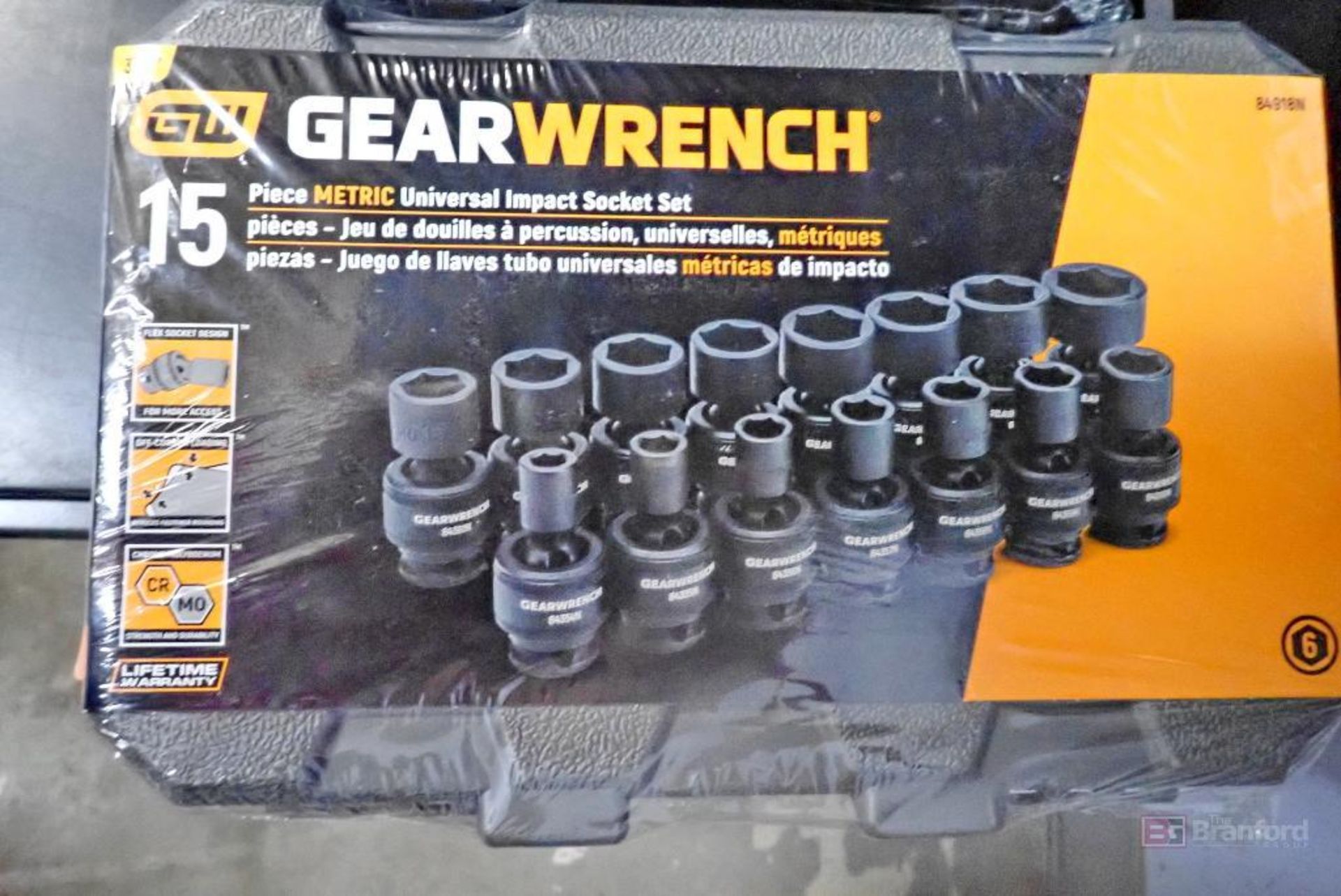 GearWrench 84918N 15 Pc. Metric Universal Impact Socket Set - Image 2 of 5