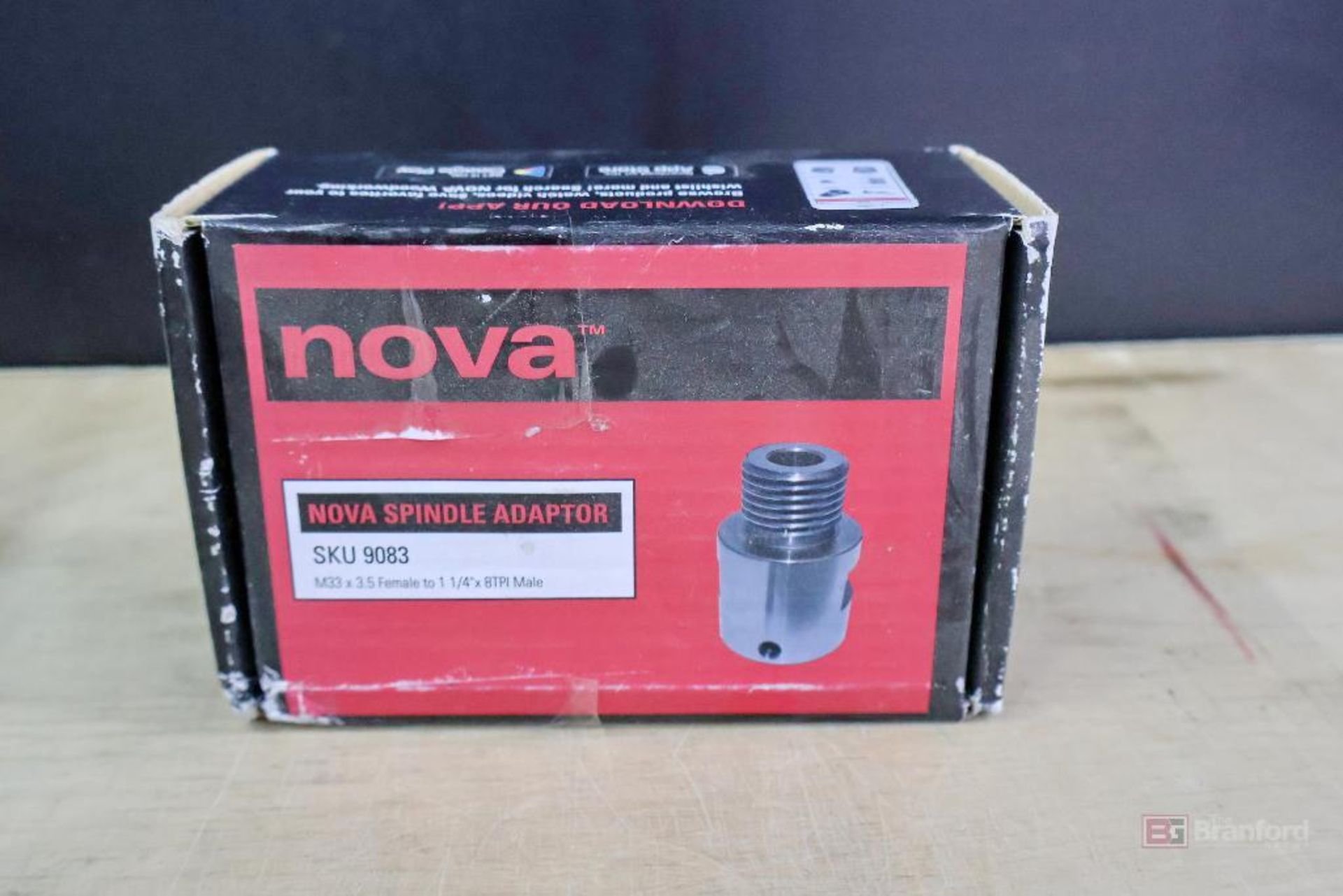 (3) NOVA 9085 Spindle Adapters - Image 2 of 5