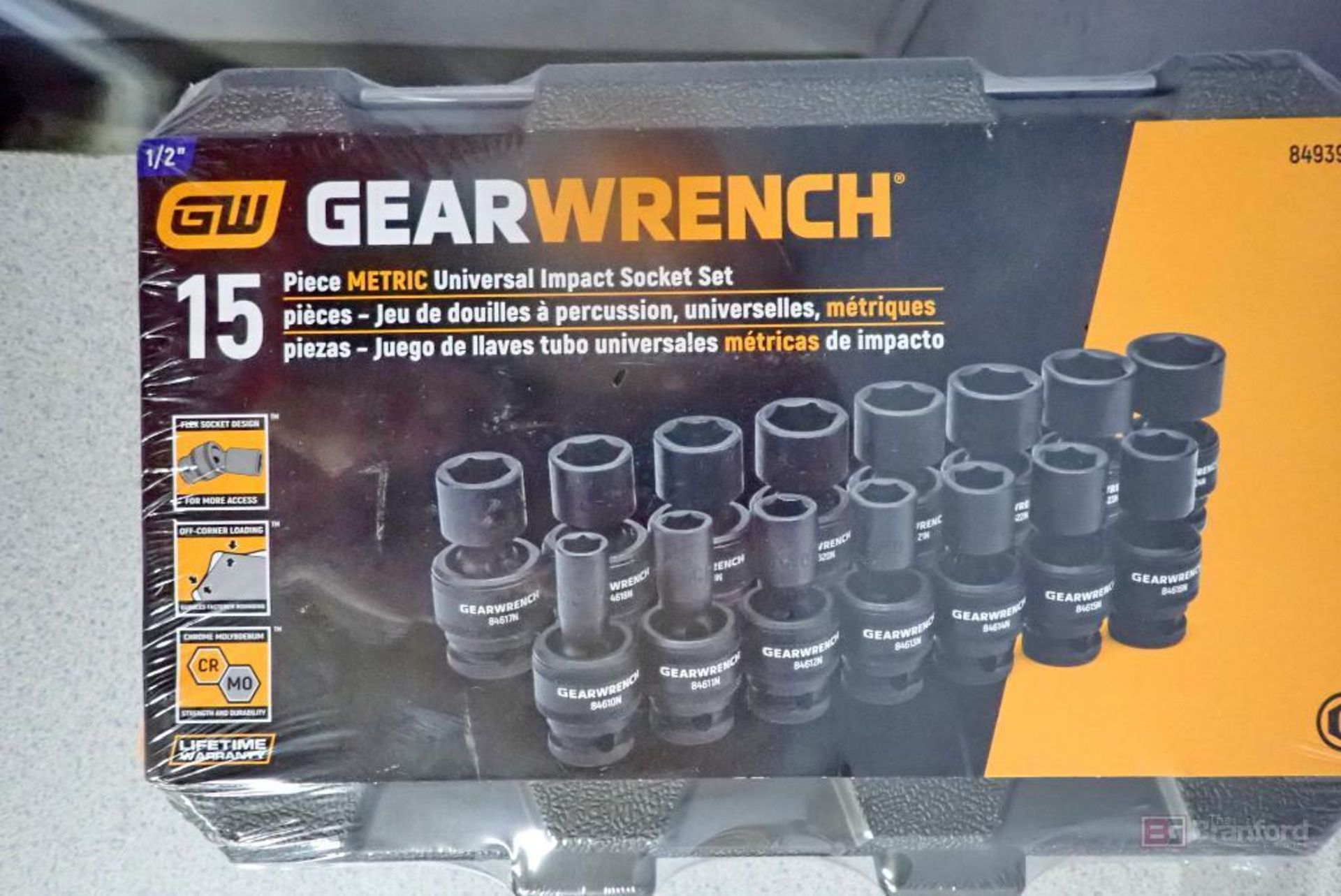 GearWrench 84939N 15 Pc. Metric Universal Impact Socket Set - Image 2 of 4