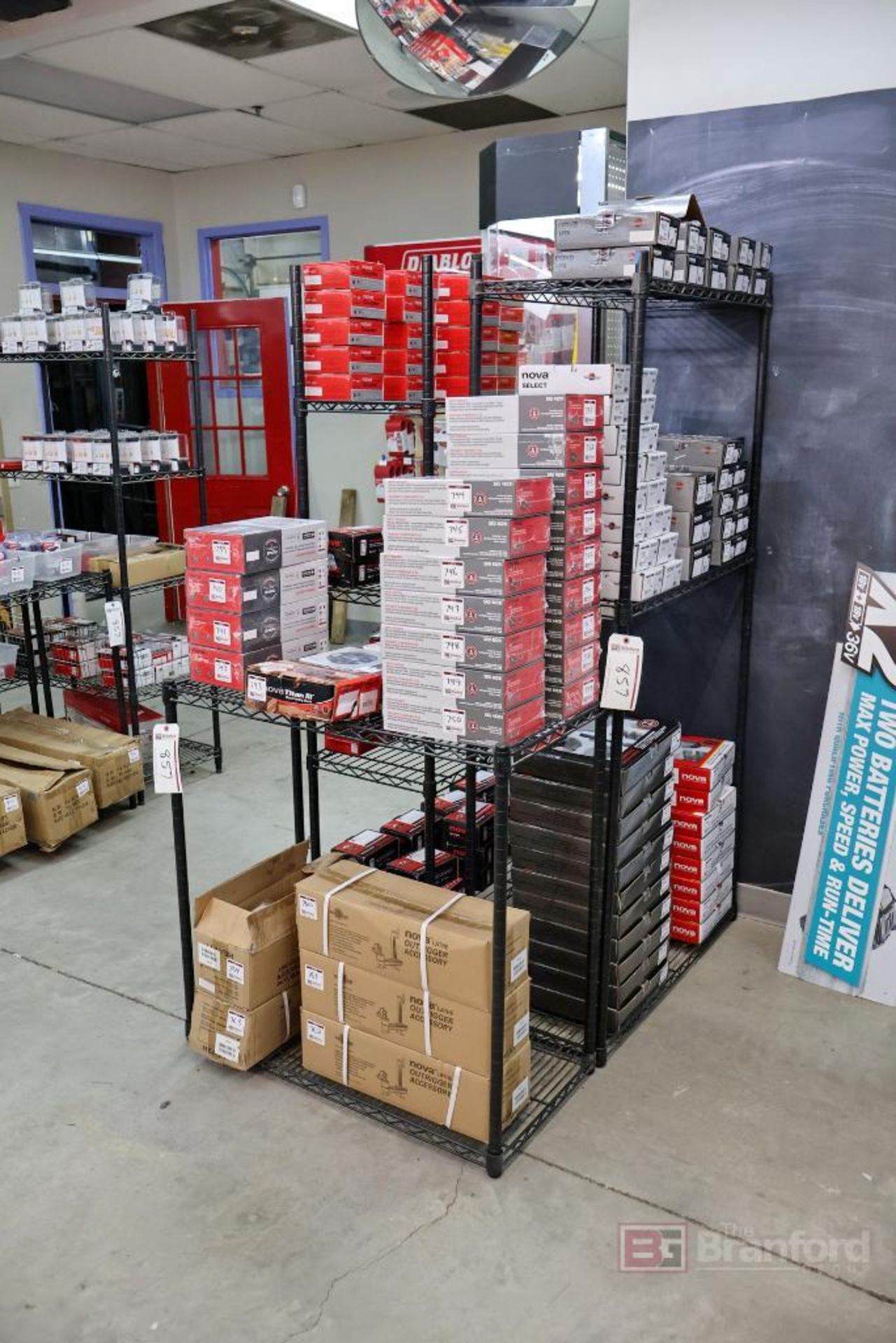 Assorted Wire Racks, Two-Door Metal Storage Cabinets - Image 3 of 6