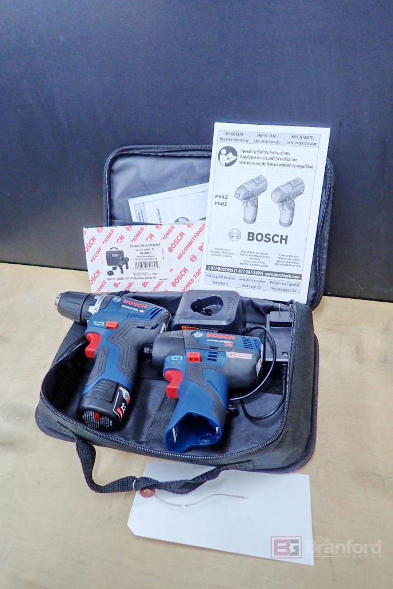 Bosch GXL12V-220B22-RT Brushless Combo Kit w/ Driller - Driver - Image 8 of 8