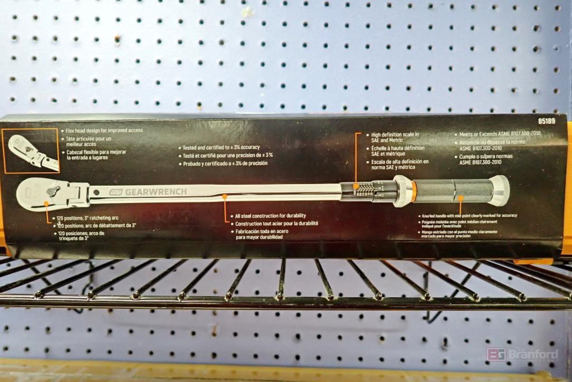 GearWrench 120XP 85189 Flex Head Micrometer Torque Wrench - Image 4 of 5