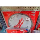 (3) Milwaukee 48-40-4505 14" Metal & Stainless Blades