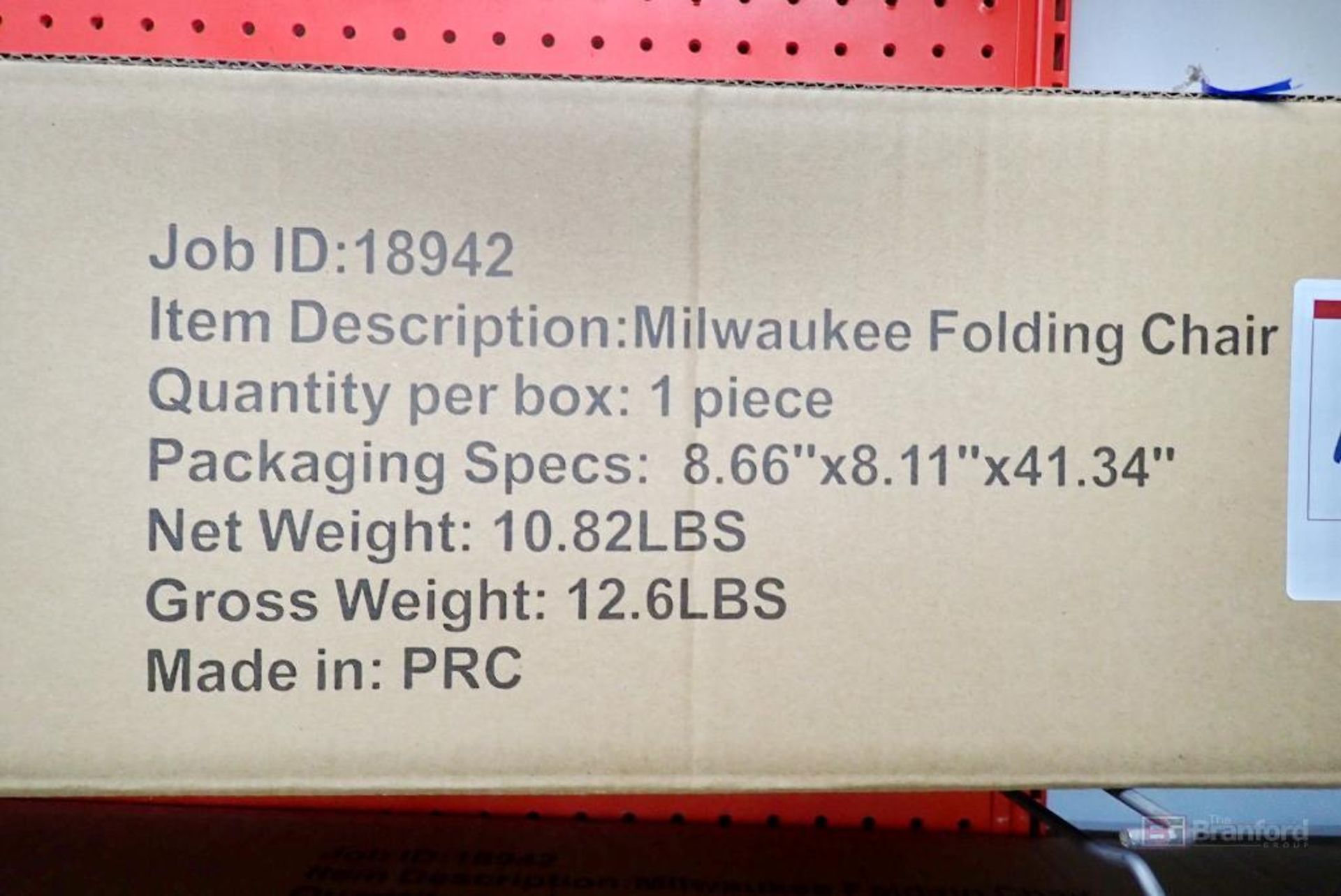 (2) Milwaukee 18942 Folding Chairs - Image 3 of 7