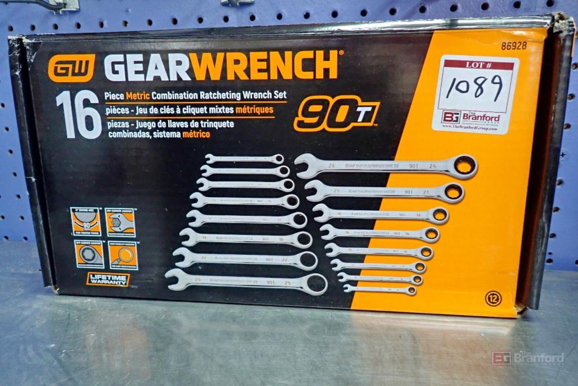 GearWrench 86928 16 Pc. Metric Combination Ratcheting Wrench Set - Image 2 of 4