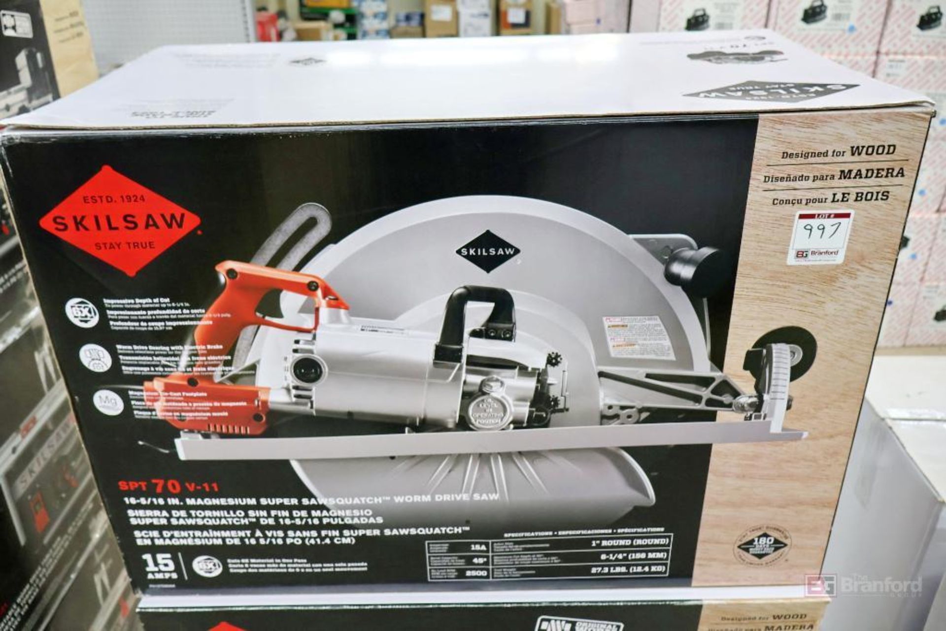 SKILSAW SPT 70 V-11 Magnesium Sawsquatch Worm Drive Saw