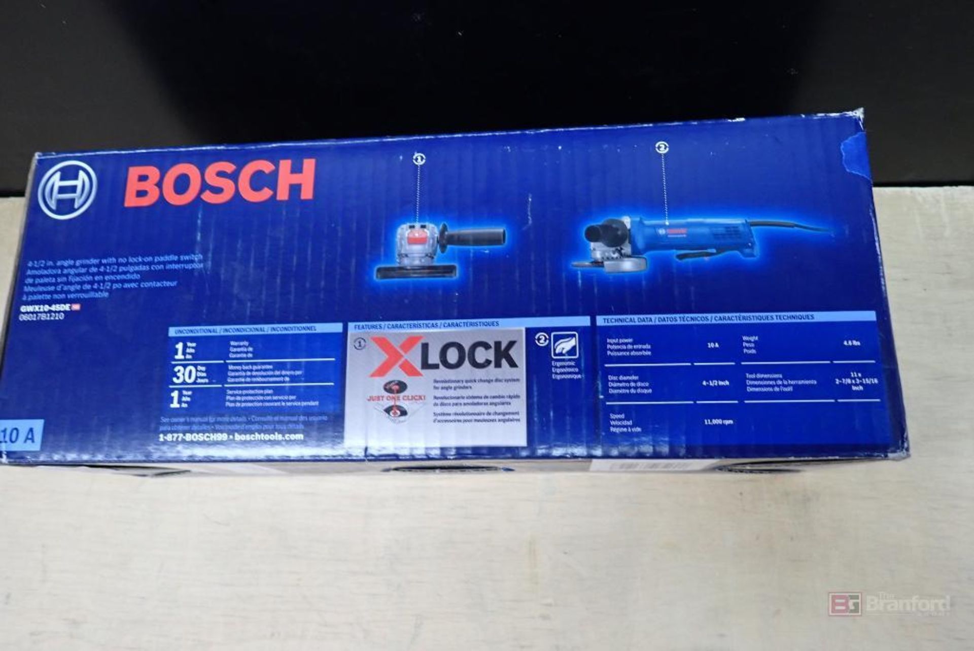 Bosch XLock GWX10-45DE Angle Grinder - Bild 2 aus 3