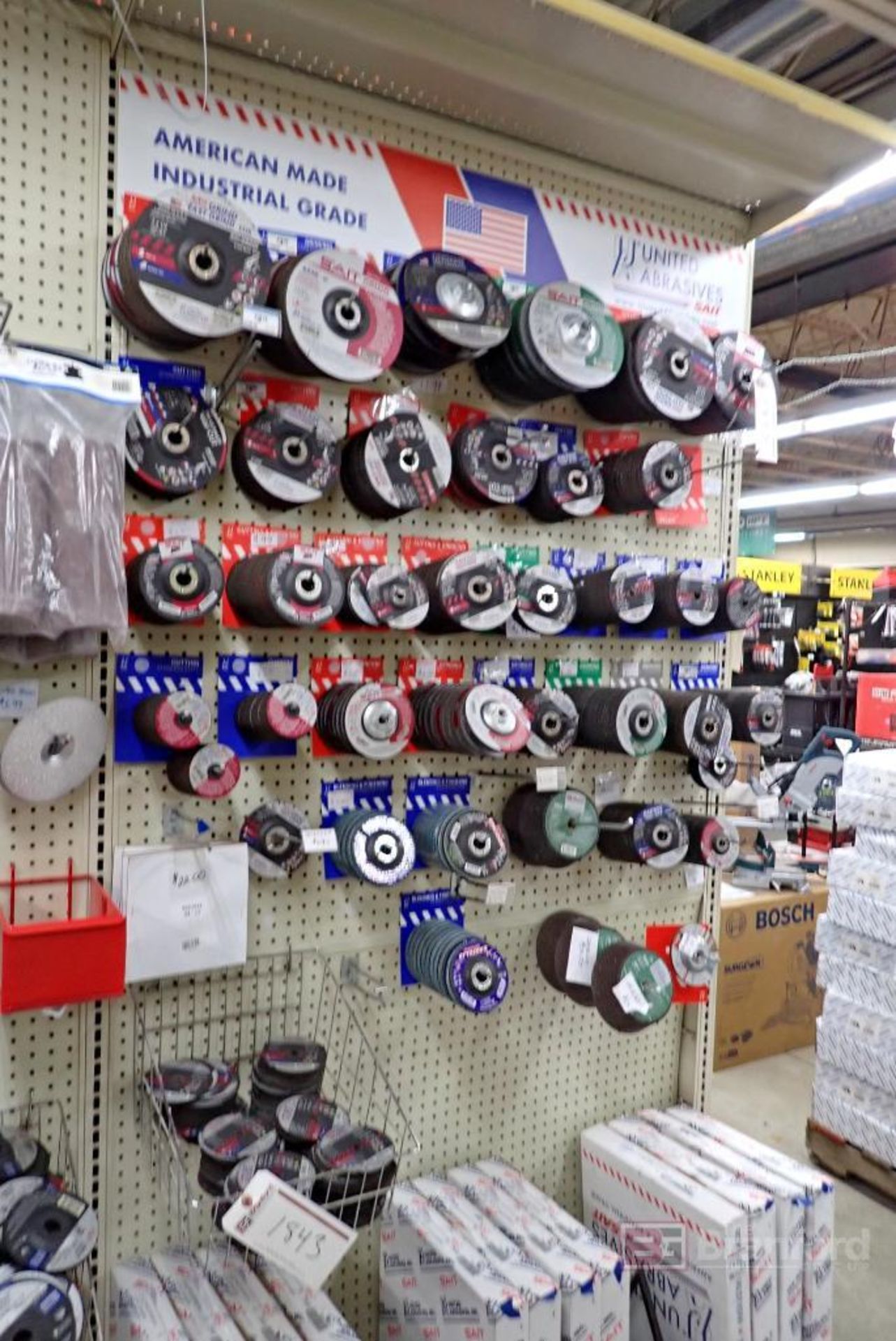 Large Assortment of Grinding, Blending & Finishing Wheels