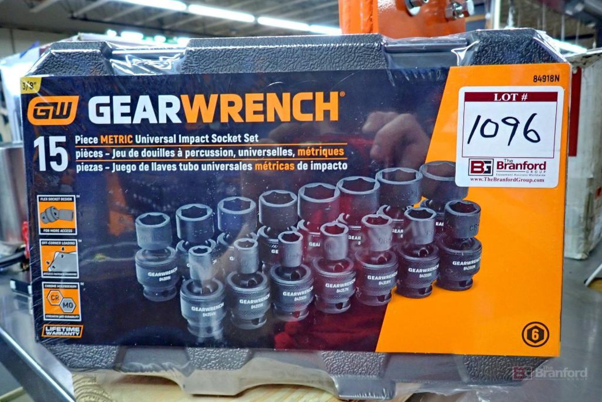 GearWrench 84918N 15 Pc. Metric Universal Impact Socket Set - Image 4 of 4