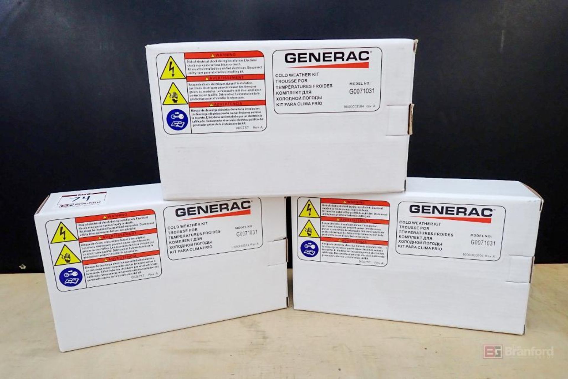 (3) GENERAC G0071031 Cold Weather Kits