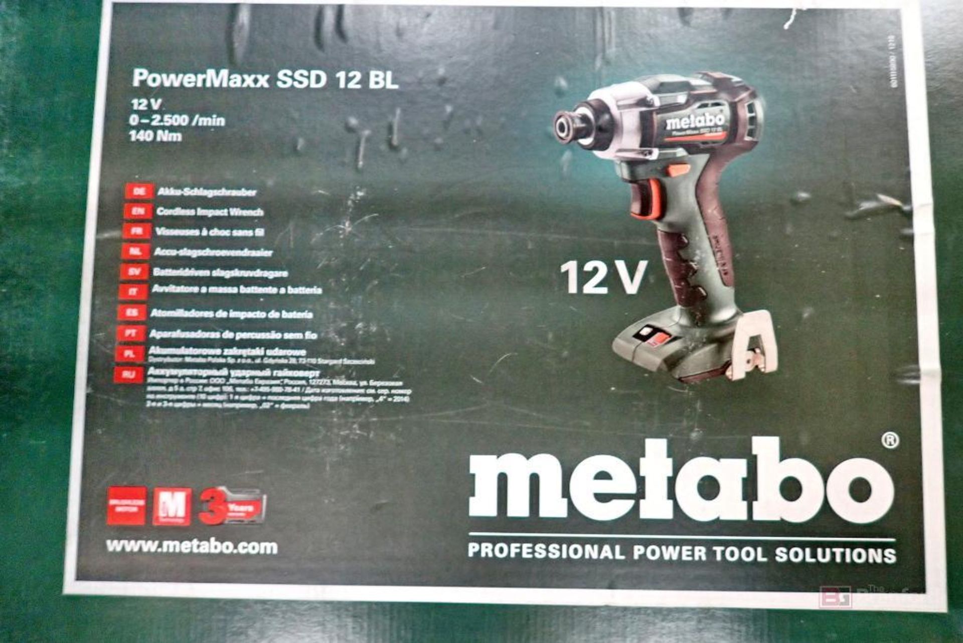 Metabo PowerMaxx SSD 12BL Cordless Impact Wrench - Image 2 of 4