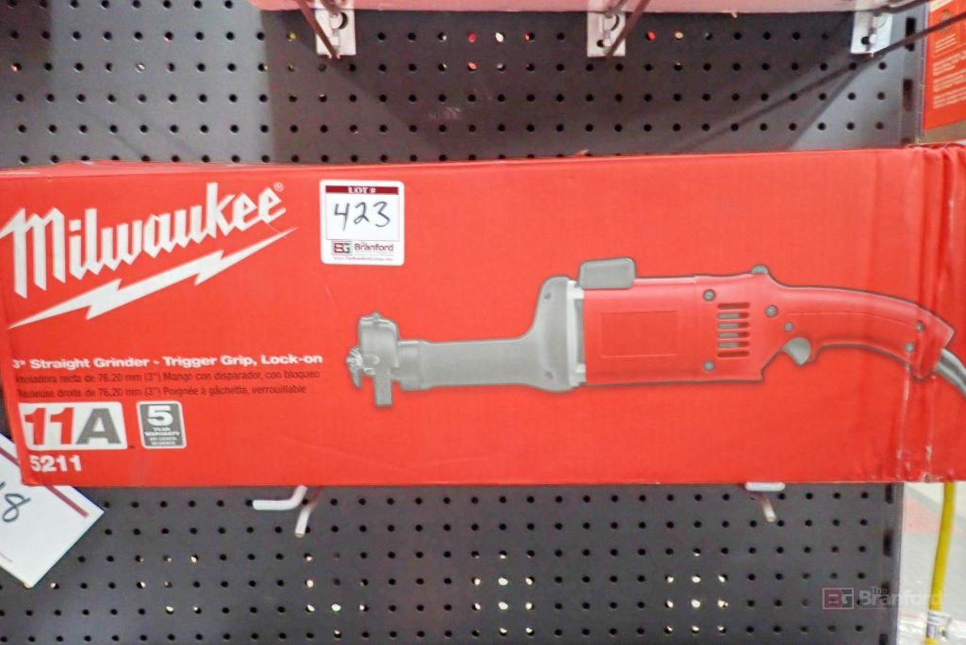 Milwaukee 5211 3" Straight Grinder - Trigger Grip