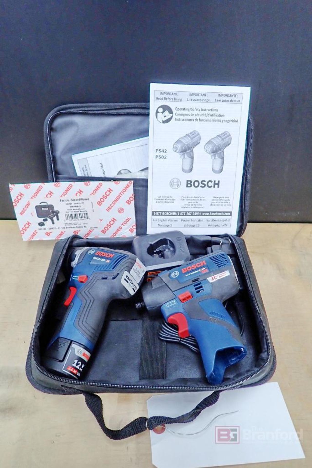 Bosch GXL12V-220B22-RT Brushless Combo Kit w/ Driller - Driver