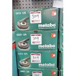 (3) Metabo GED 125 Grinding Dust Extraction Shrouds