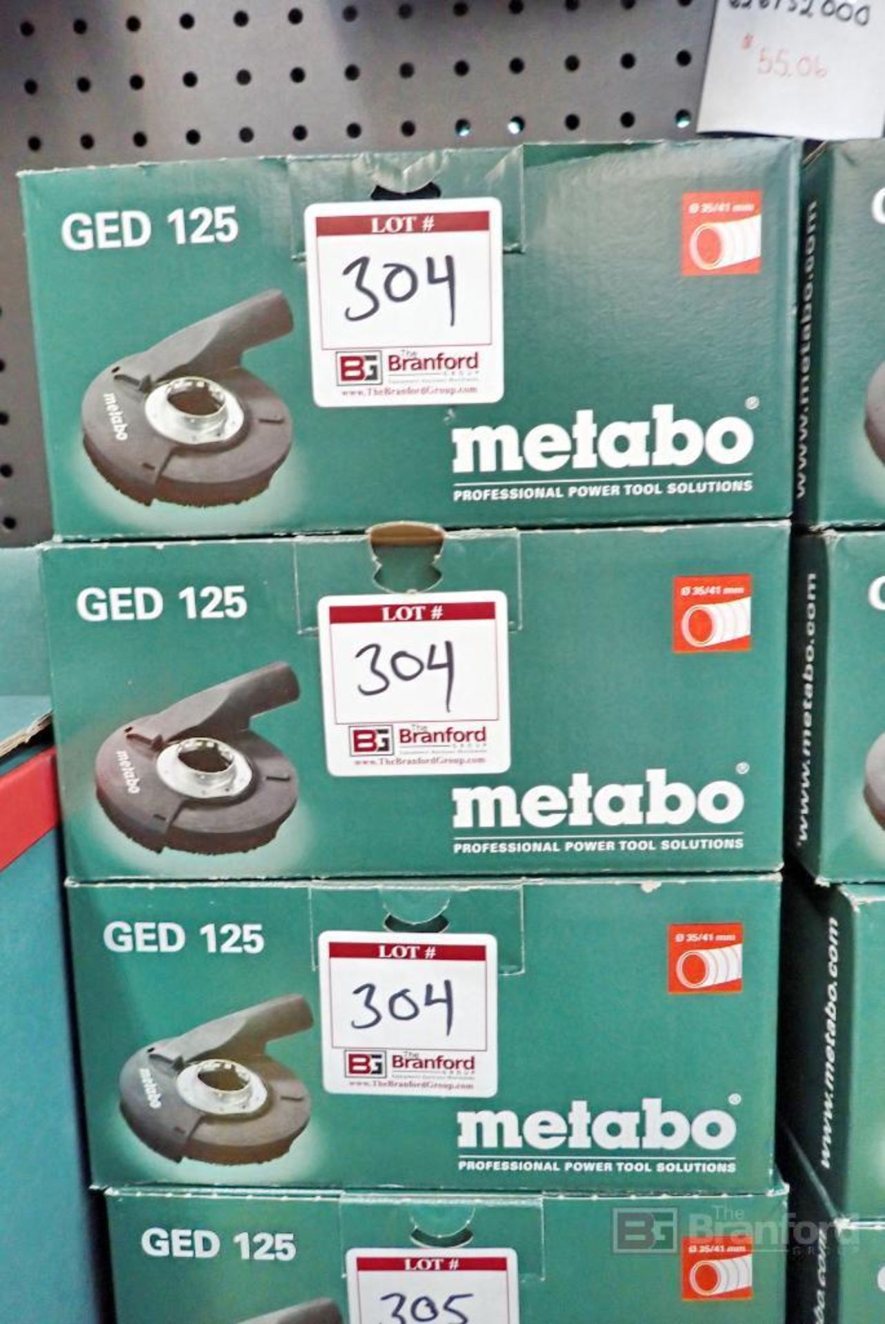 (3) Metabo GED 125 Grinding Dust Extraction Shrouds