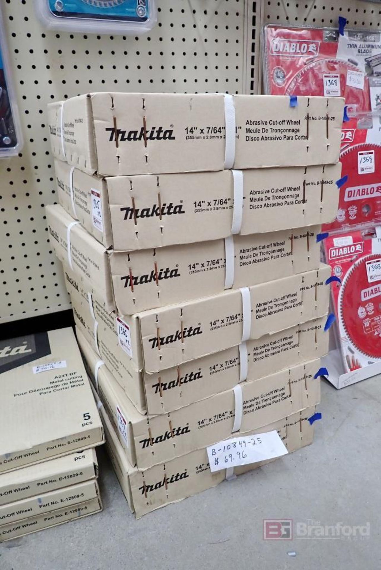 (1) Case of 25 Pc Per Box (25 Total) Makita B-10849-25 Metal Cutting Blades