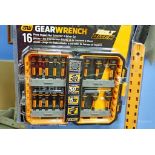 (3) GearWrench 86171 Bolt Biter 16 Pc Impact Nut Extractor & Driver Sets