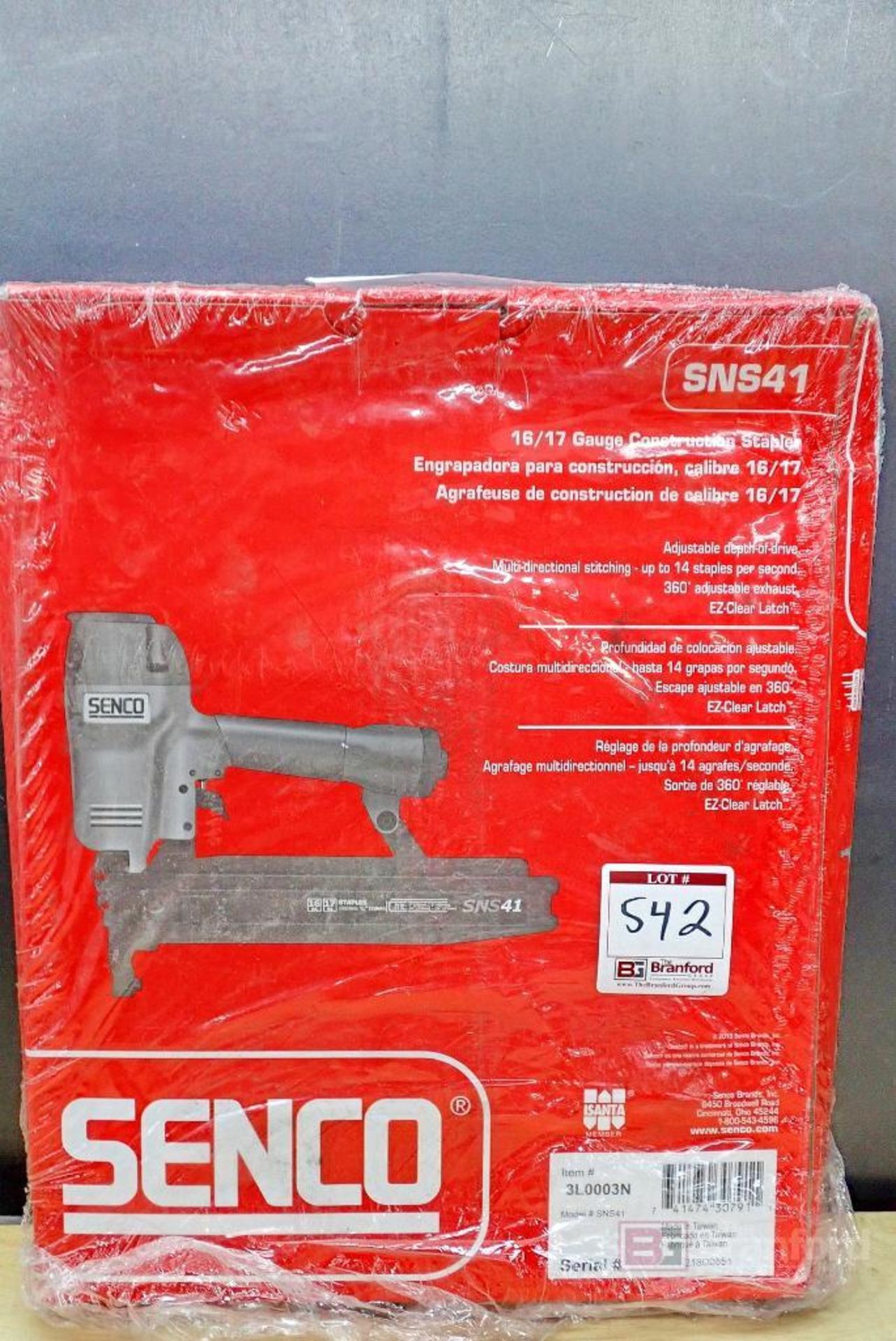 Senco SNS41 16/17 Gauge Construction Stapler - Image 2 of 4