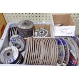 Box Lot of Sait & Milwaukee Grinding & Cutting Wheels