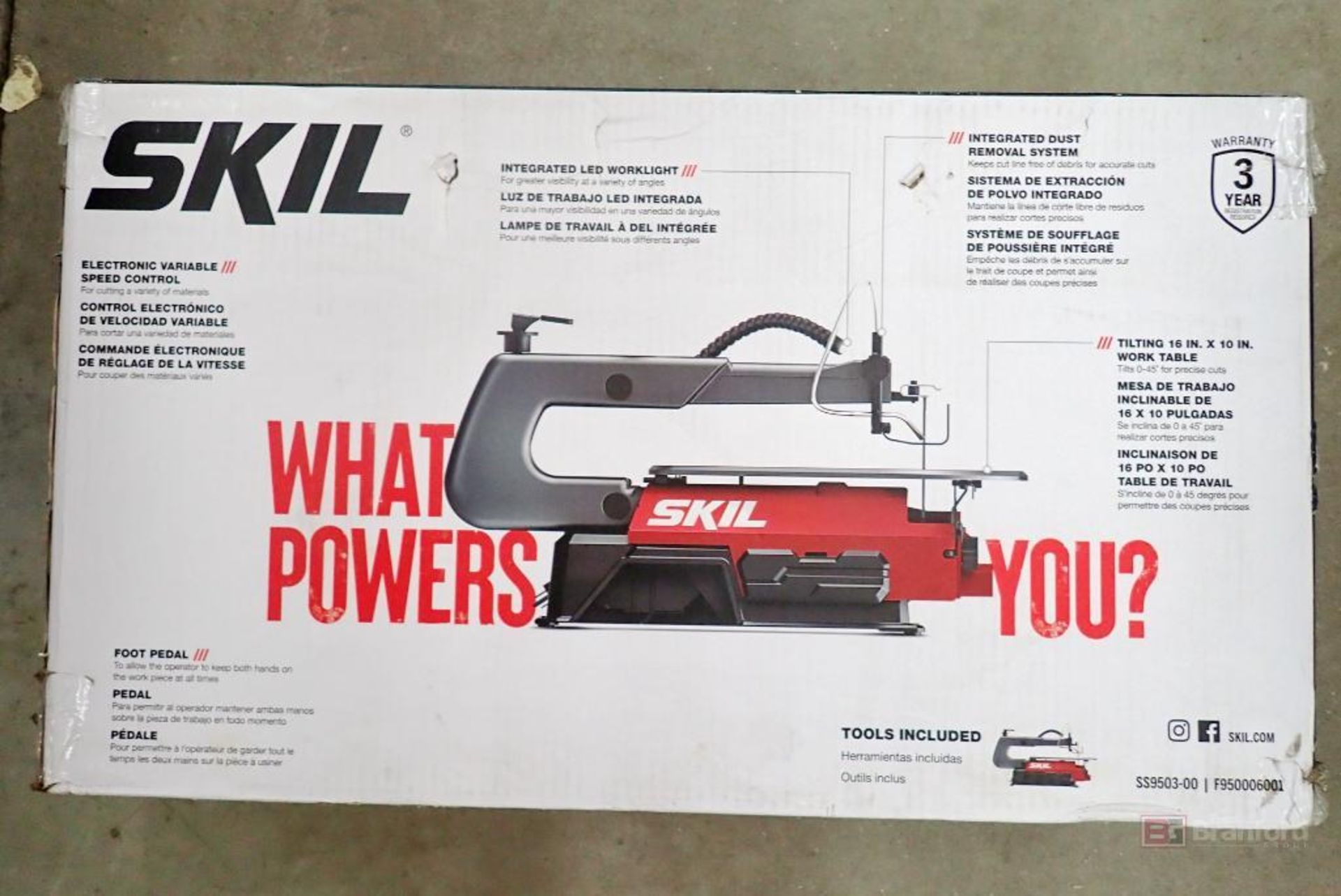 Skil SS9503-00 1.2-Amp 16" Variable Speed Scroll Saw