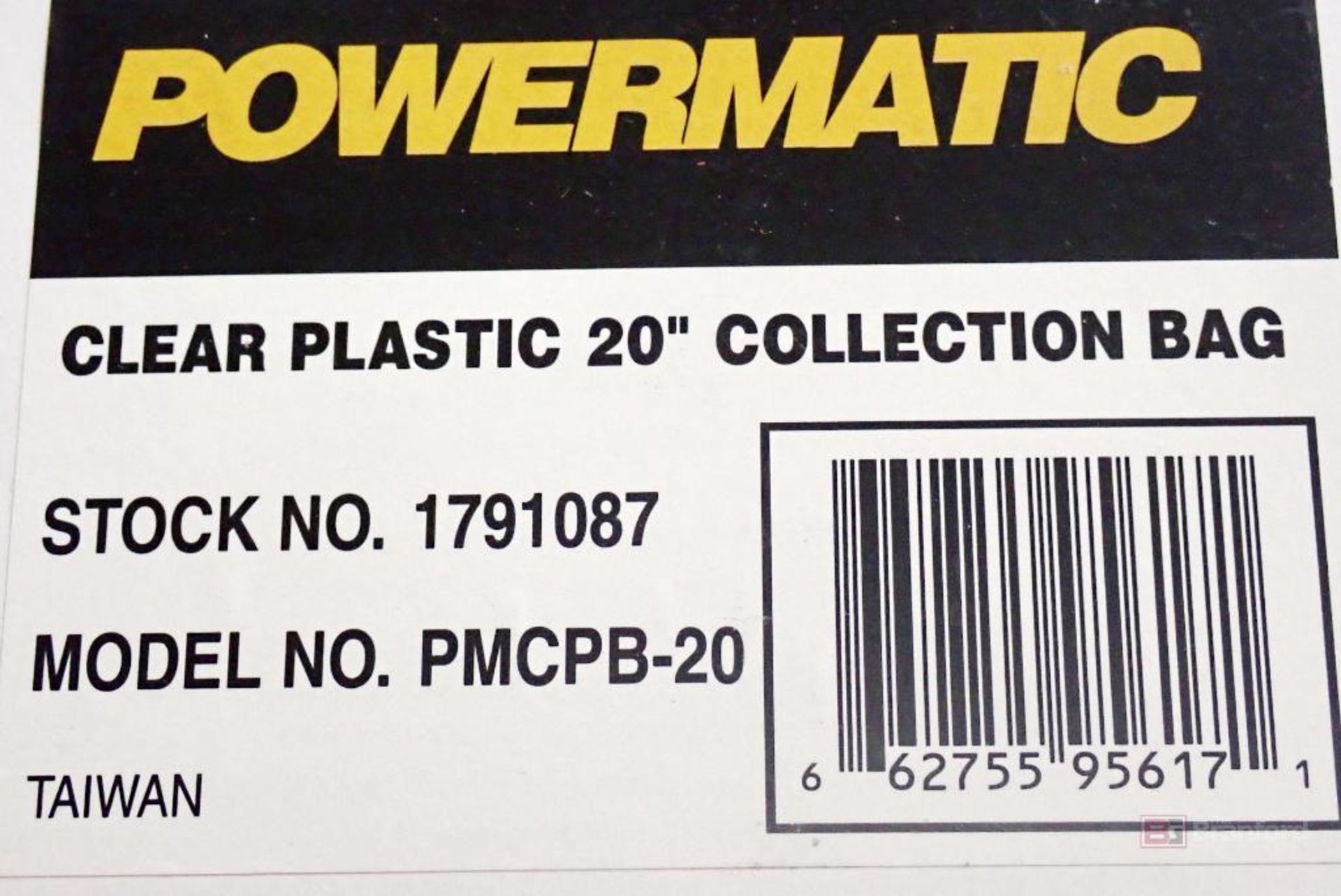 (11) Powermatic PMCPB-20 Clear Plastic 20" Collection Bags - Image 2 of 3