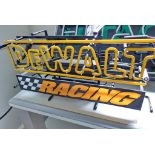 DeWalt Racing Neon Sign