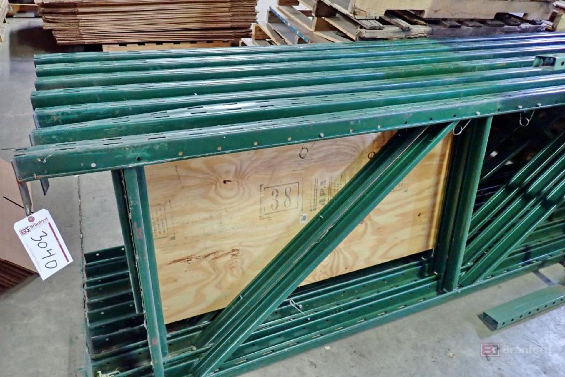 (6) Sections of Assembled Interlock Style Adjustable Steel Pallet Racking - Image 7 of 8