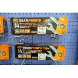 (3) GearWrench 86426 120XP 14 Pc. Metric Combination Ratcheting Wrench Sets