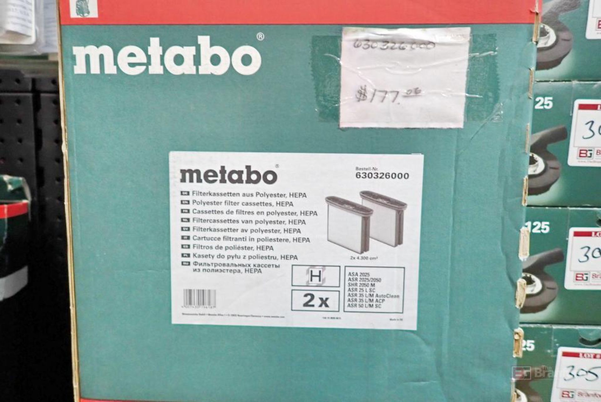 Metabo 630326000 Polyester Filter Cassettes