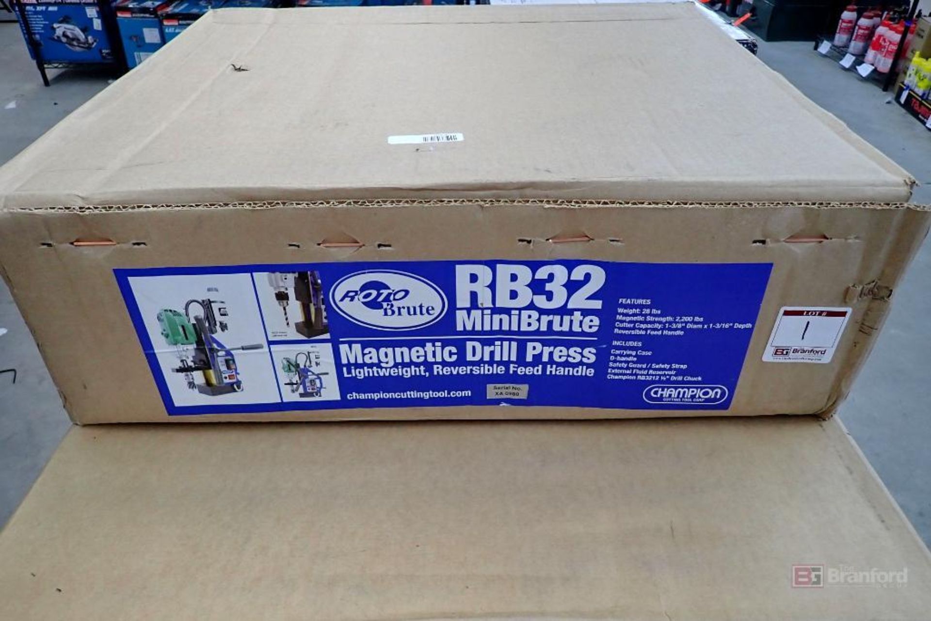 Champion Roto Brute RB32 MiniBrute Magnetic Drill Press