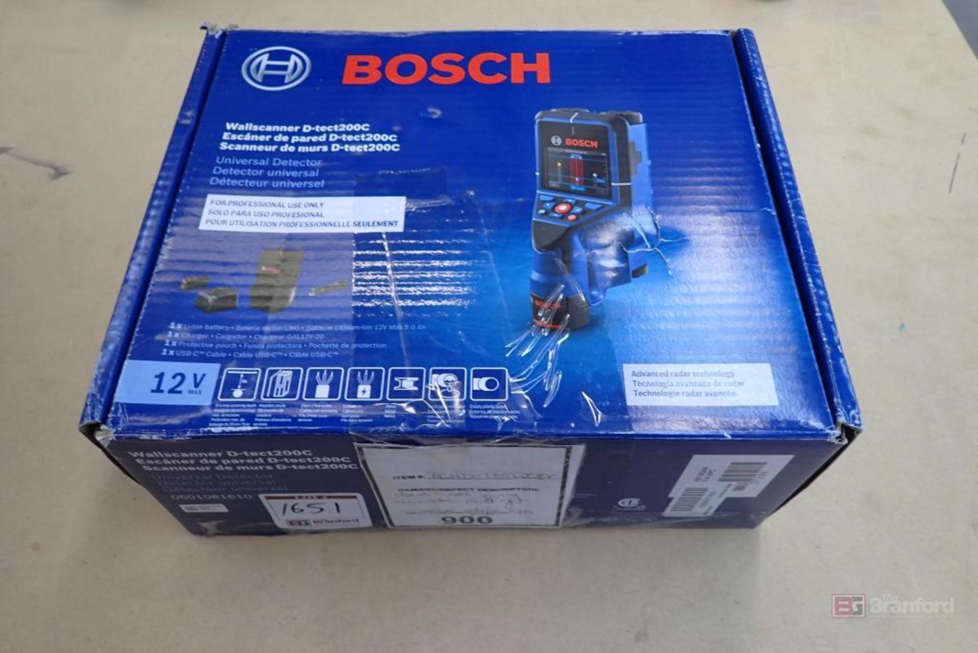 Bosch D-tect200C Wallscanner Kit