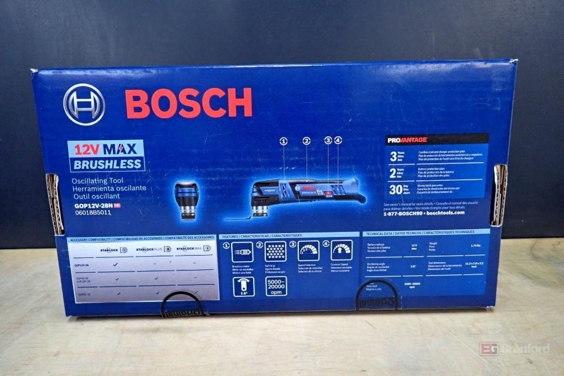 Bosch 12V MAX Brushless GOP12V-28N Oscillating Tool - Image 6 of 6