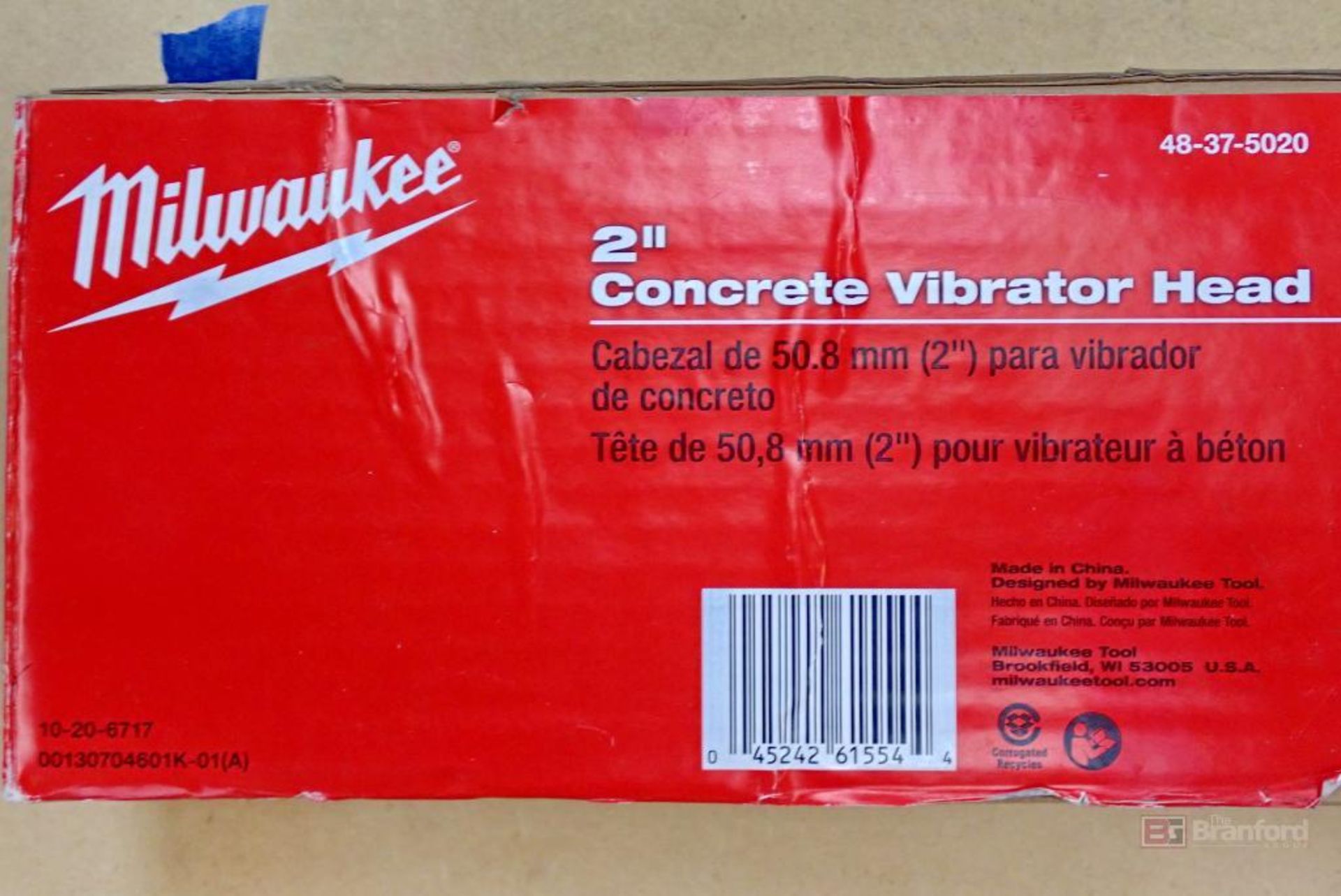 Milwaukee 48-37-5020 2" Concrete Vibrator Head - Image 2 of 5