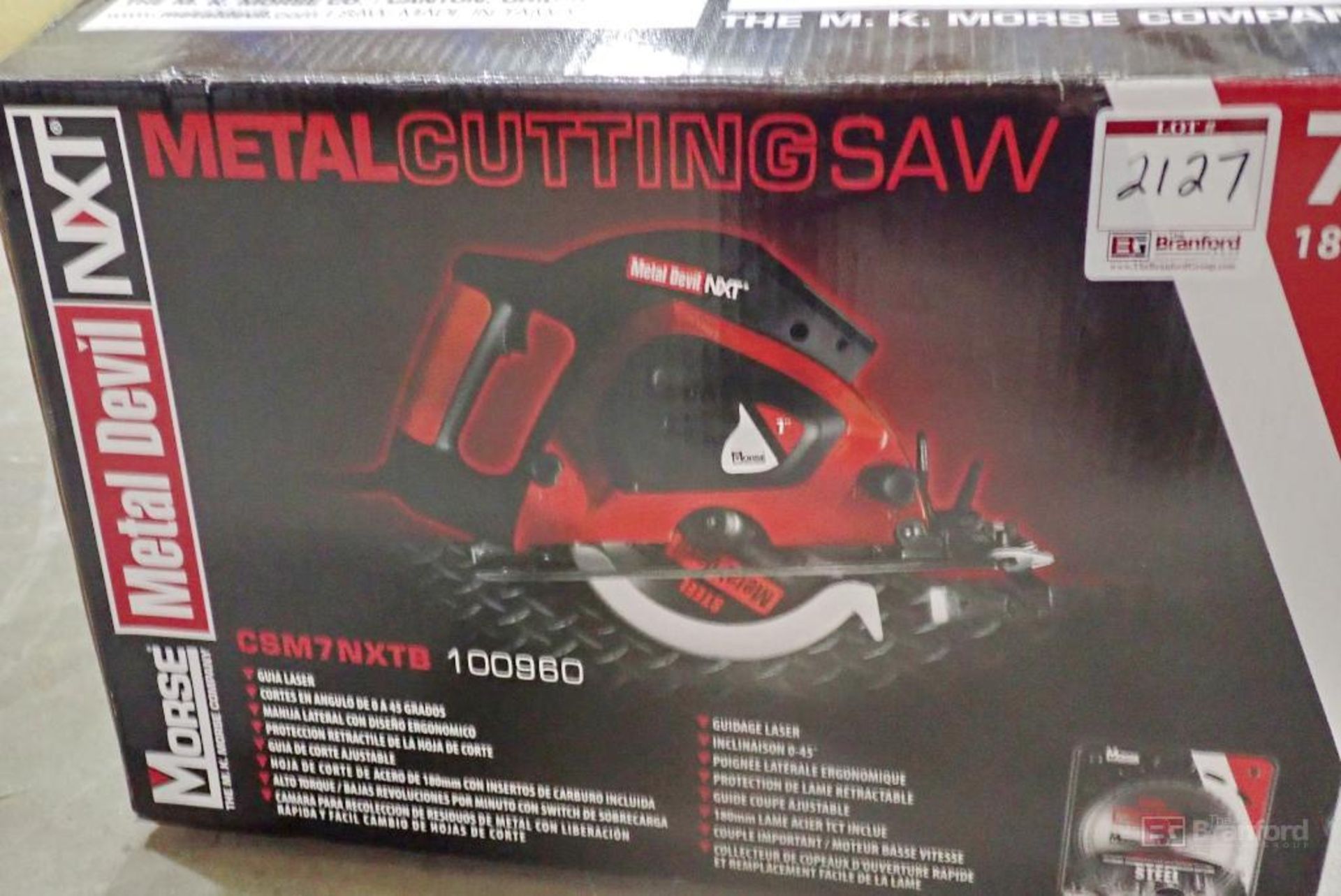 Morse Metal Devil NXT CSM7NXTB 100960 7" Metal Cutting Saw