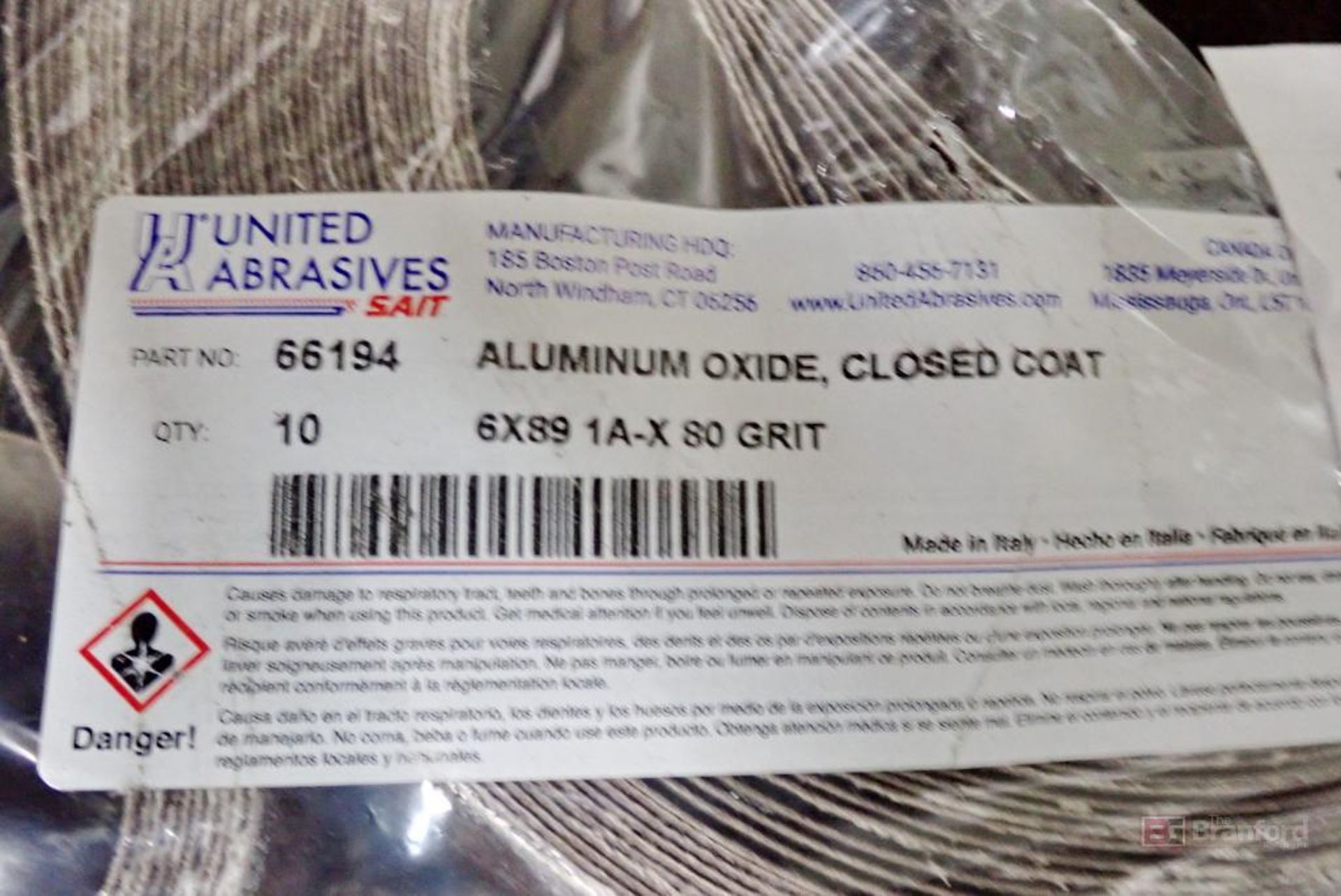 Sait Aluminum Oxide Abrasive Belts, 6" - Bild 3 aus 3