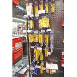 Large Assortment of Irwin, Bosch & DeWalt Drill Bits