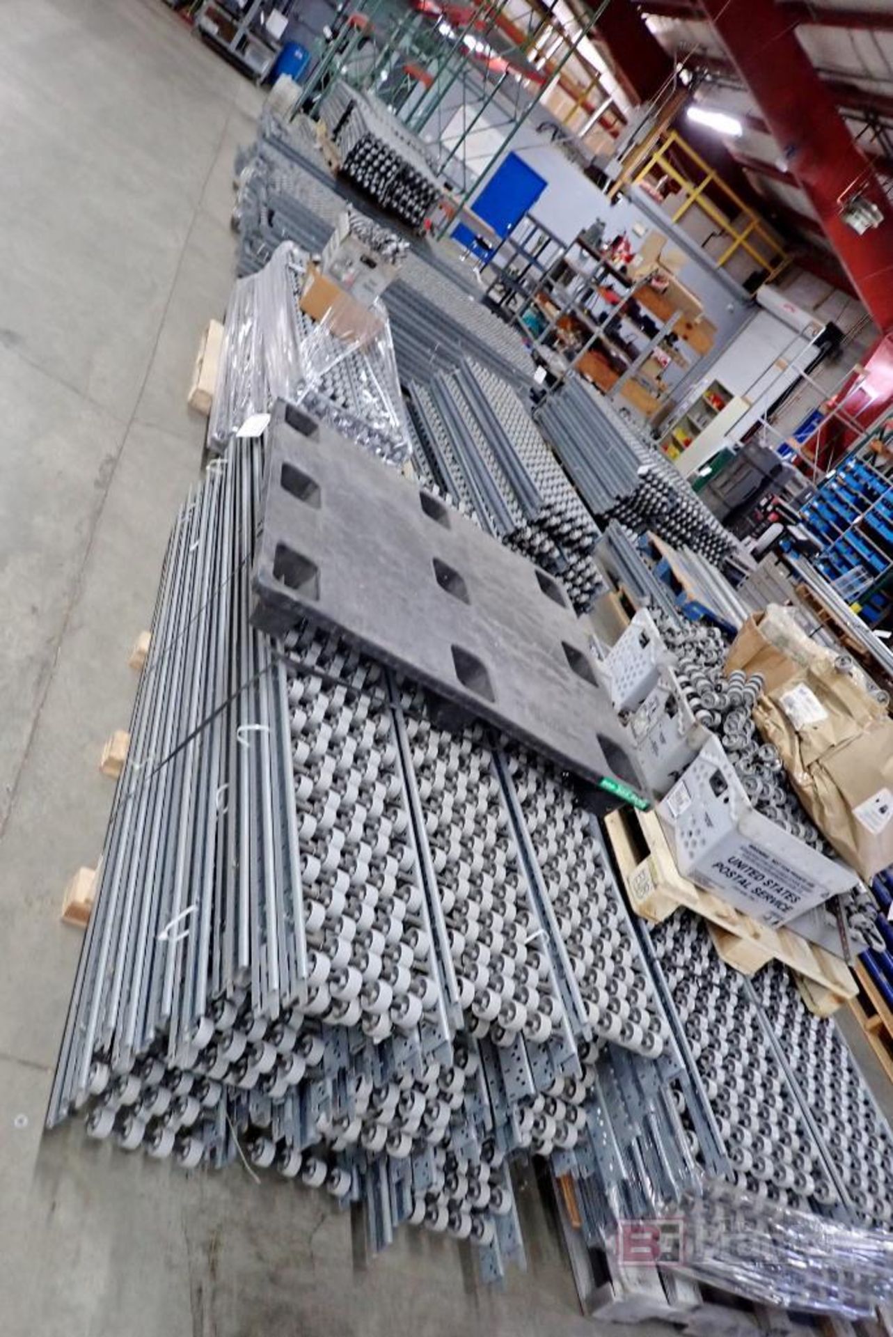 Large Lot of Flow Racking Inserts and Rollers (12 Pallets) - Image 2 of 11