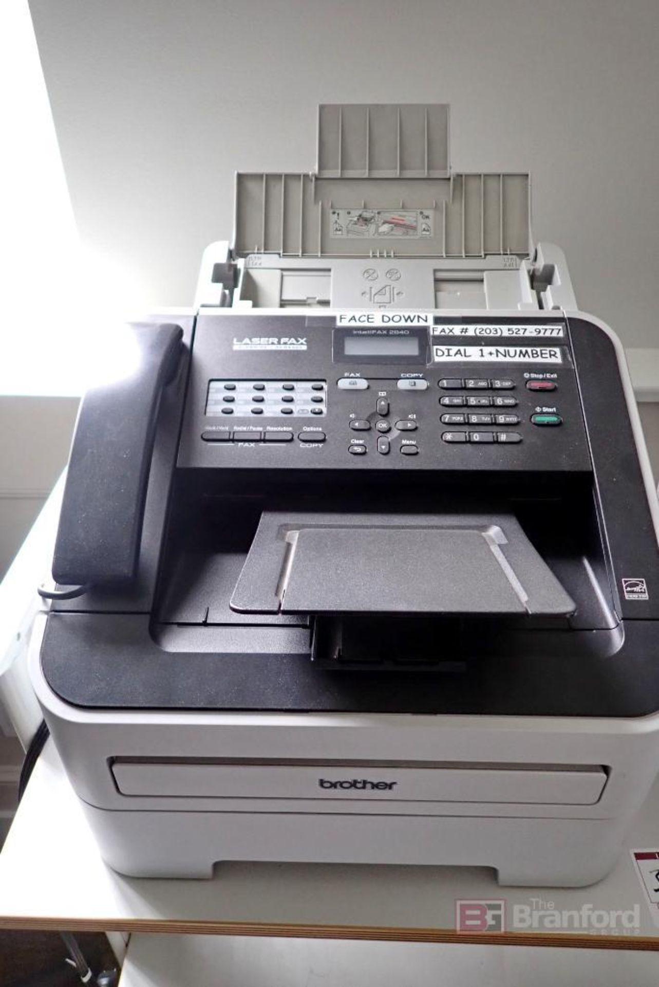 Brother IntelliFAX 2940 Fax w/ DR-420 Drum Unit & Cart - Image 2 of 3