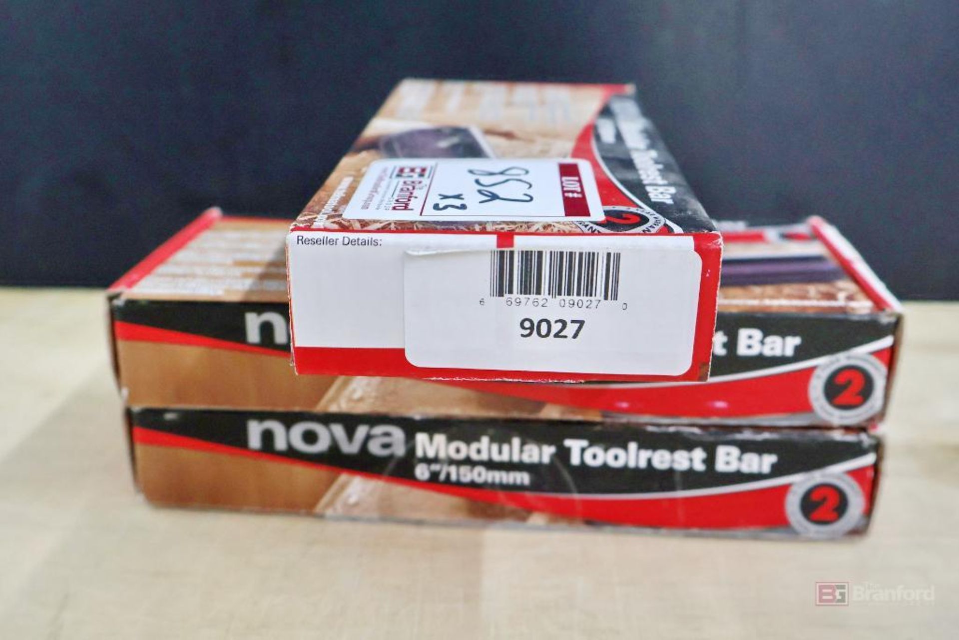 (3) NOVA 9027 Modular Toolrest Bars - Image 3 of 6