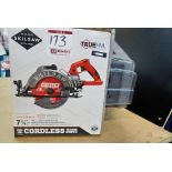 SKILSAW SPTH77 M-12 Cordless Worm Drive 7-1/4" Saw