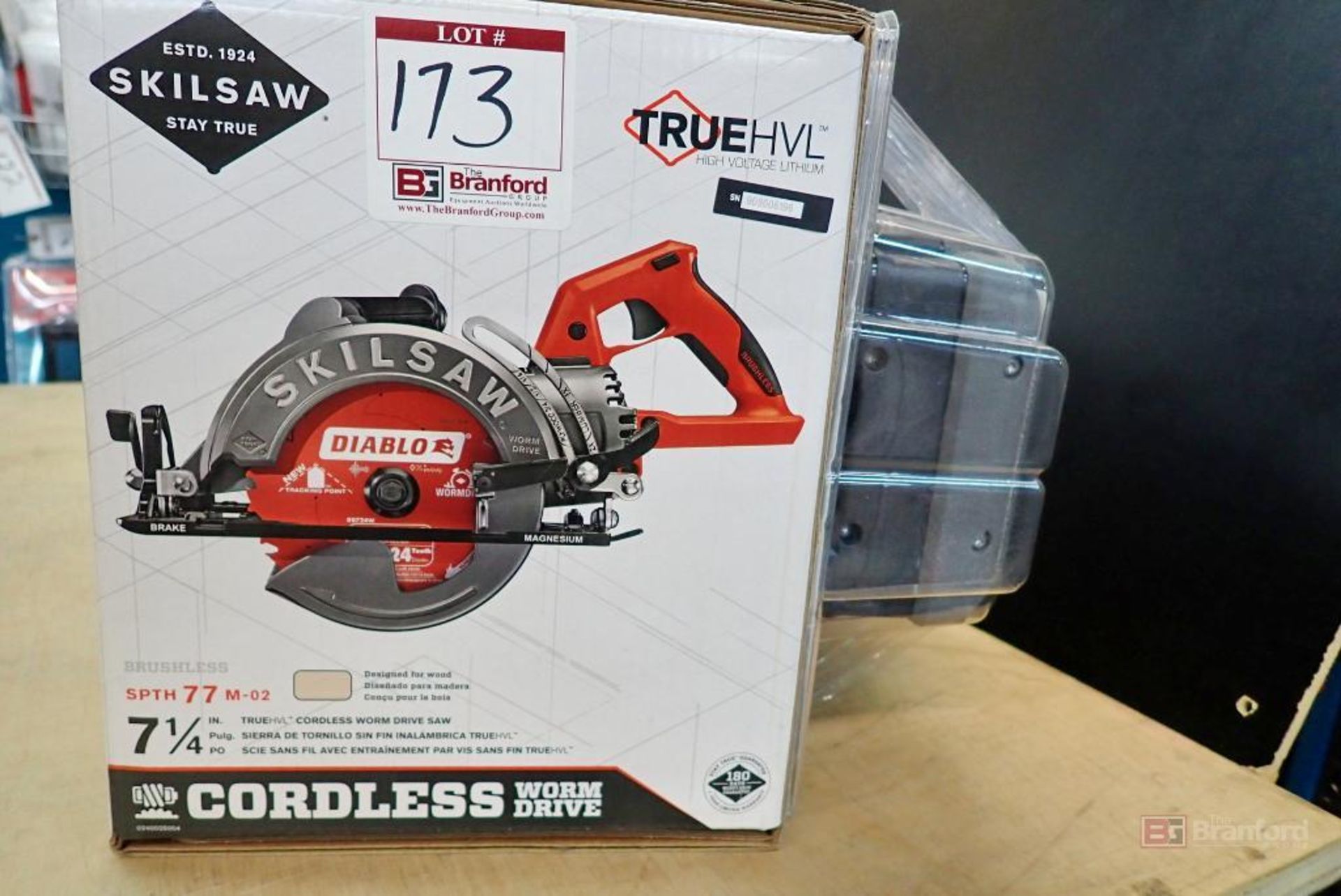 SKILSAW SPTH77 M-12 Cordless Worm Drive 7-1/4" Saw