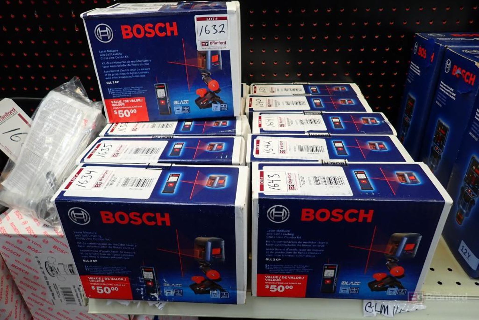 Bosch GLL 2 CP Laser Measure & Self-Leveling Cross-Line Combo Kit