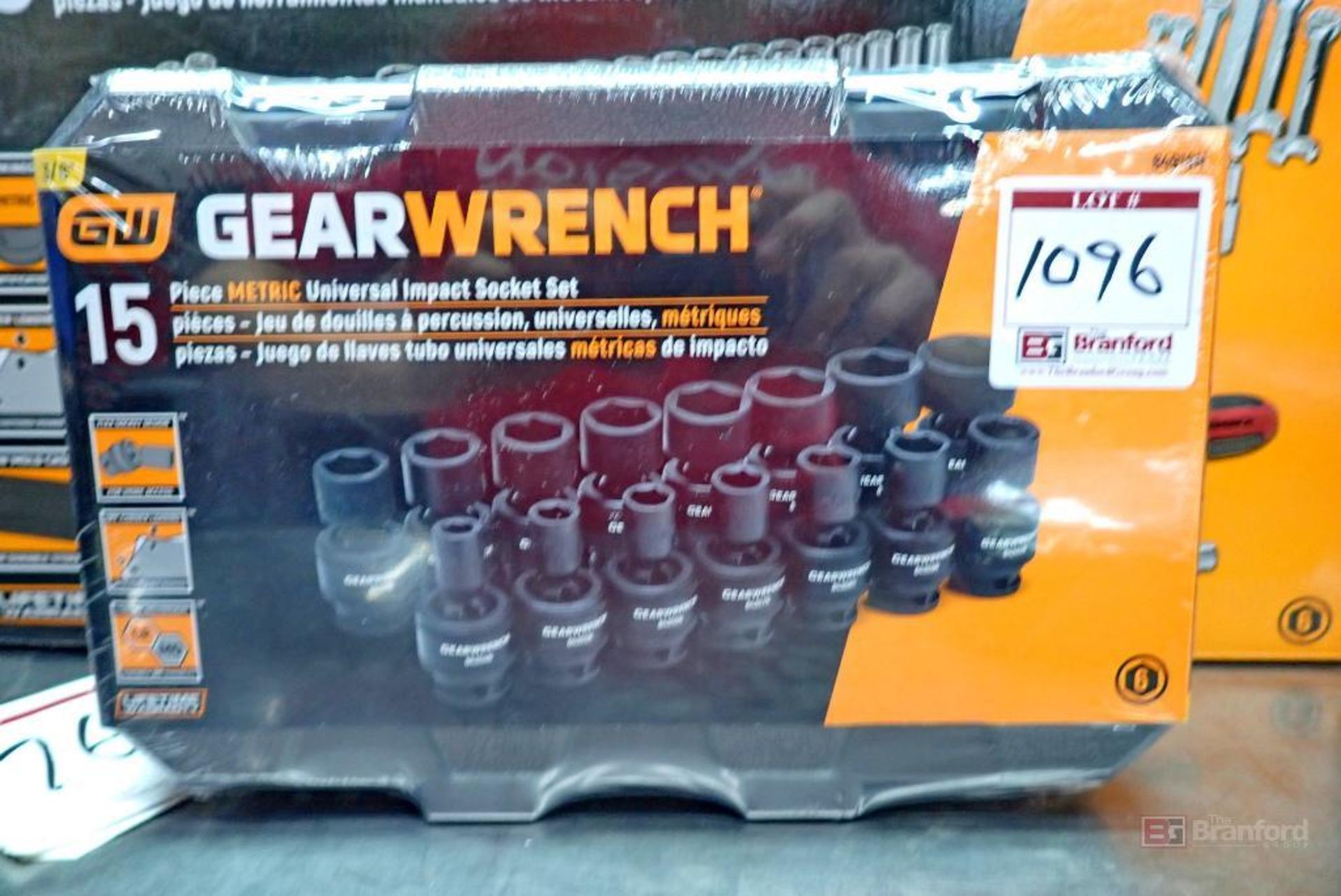 GearWrench 84918N 15 Pc. Metric Universal Impact Socket Set