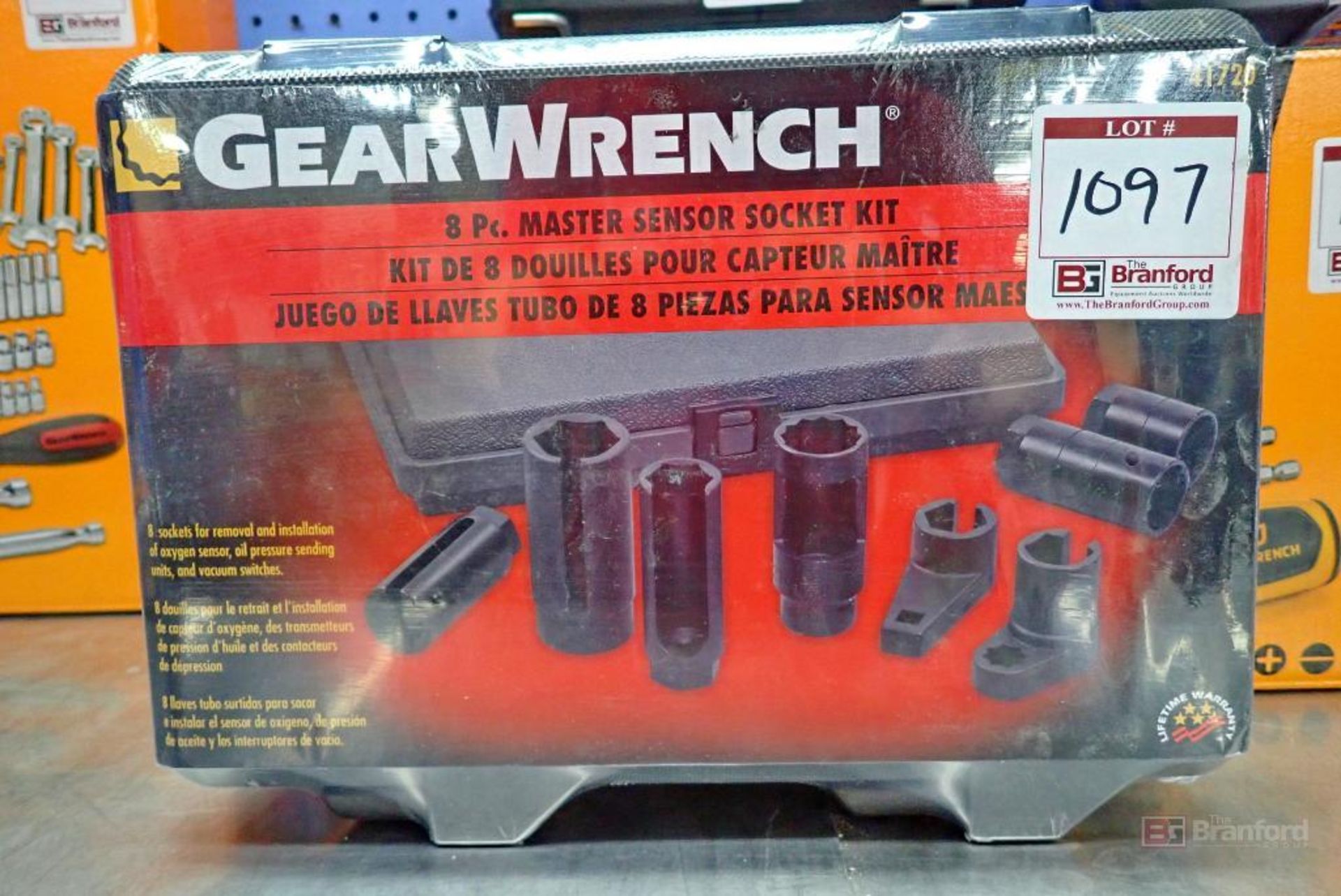 GearWrench 41720 8 Pc. Master Sensor Socket Kit