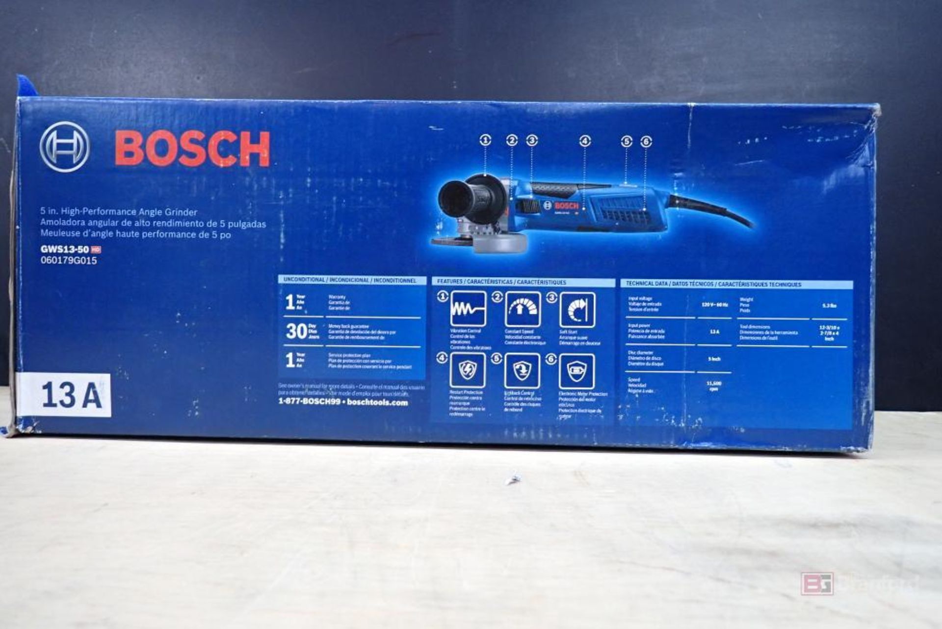 Bosch GWS13-50 Angle Grinder - Bild 2 aus 3