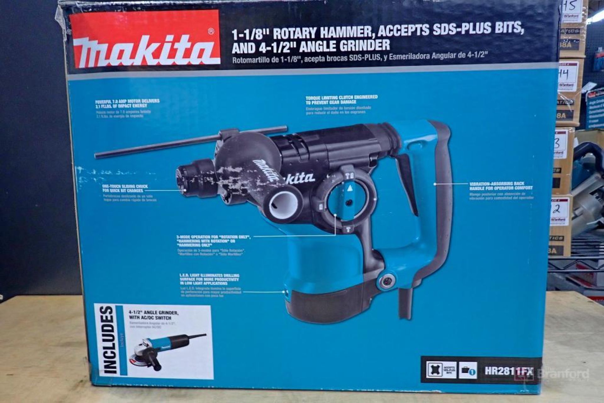 Makita HR2811FX 1-1/8" Rotary Hammer - Bild 6 aus 6